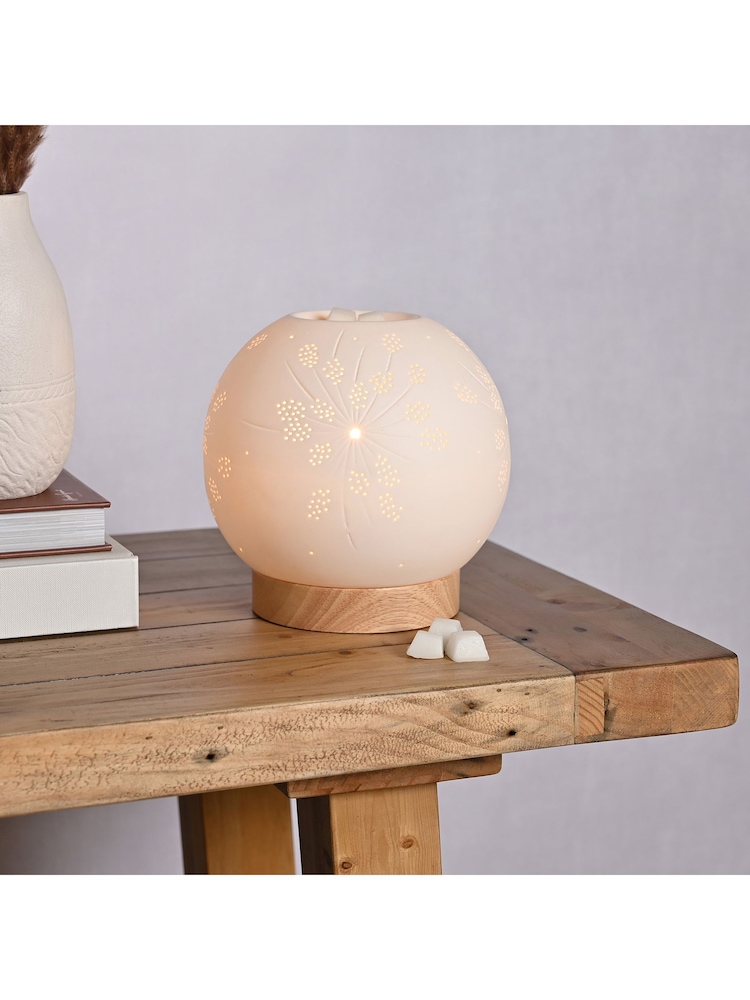 Widdop White Round Dandelion Aroma Lamp - Image 6 of 6 Widdop White Round Dandelion Aroma Lamp - Image 6 of 6
