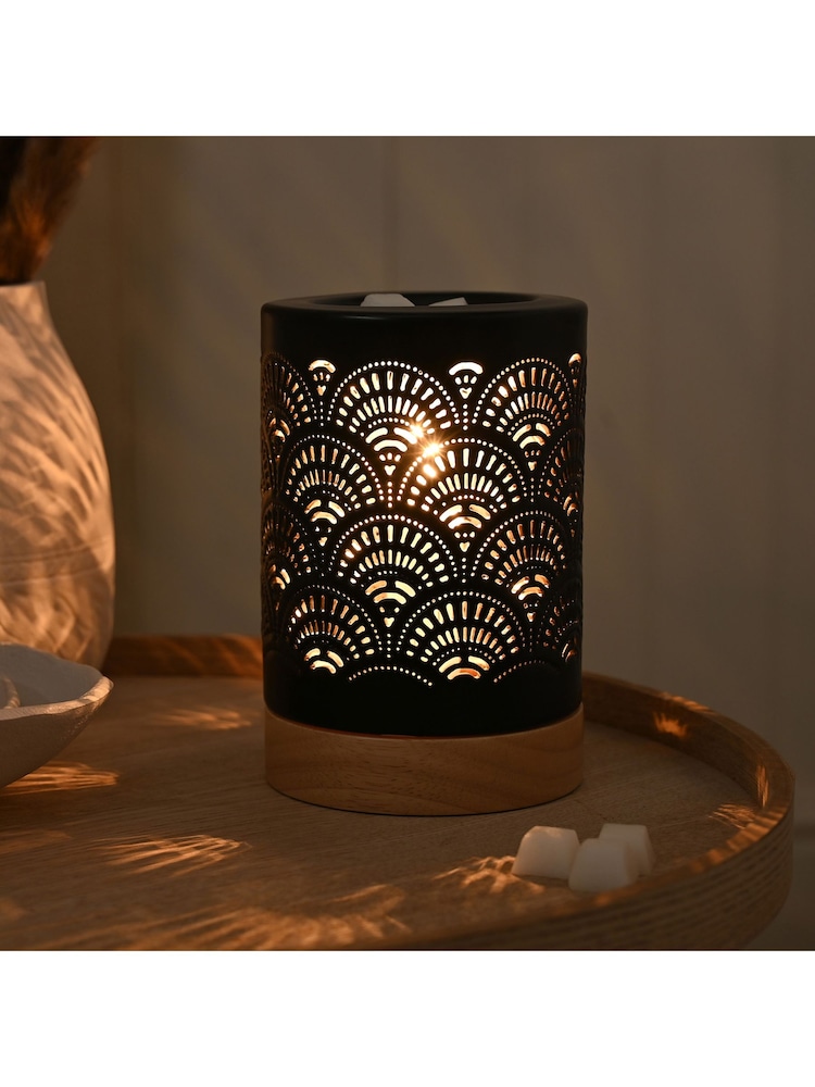 Widdop Black Lace Aroma Lamp - Image 2 of 6 Widdop Black Lace Aroma Lamp - Image 2 of 6