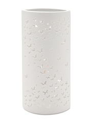 Widdop White Butterfly Tube Lamp - Image 3 of 6