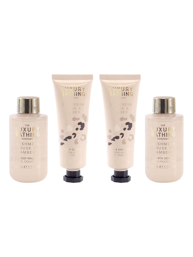 The Luxury Bathing Company Cashmere Musk & Amber Top to Toe Essentials Gift Set - Image 2 of 2