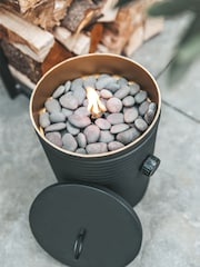 Pacific Black Garden Cosiscoop Iconic Fire Pit Lantern - Image 4 of 9