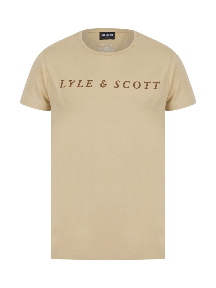 Lyle & Scott Natural Oakley T-Shirt and Shorts Set - Image 2 of 6