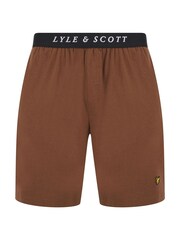 Lyle & Scott Natural Oakley T-Shirt and Shorts Set - Image 3 of 6