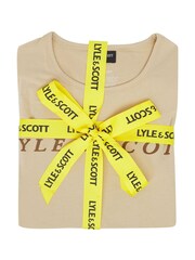 Lyle & Scott Natural Oakley T-Shirt and Shorts Set - Image 4 of 6