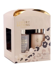 The Luxury Bathing Company Cashmere Musk & Amber Glamorous Glow Gift Set - Image 2 of 3