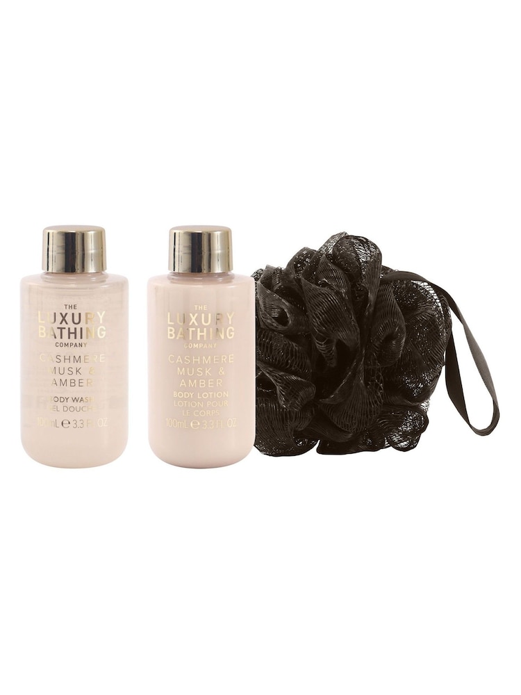 The Luxury Bathing Company Cashmere Musk & Amber Glamorous Glow Gift Set - Image 3 of 3