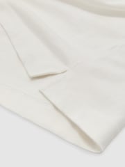 Reiss White Malibu Cotton V-Neck Relaxed-Fit T-Shirt - Image 6 of 6