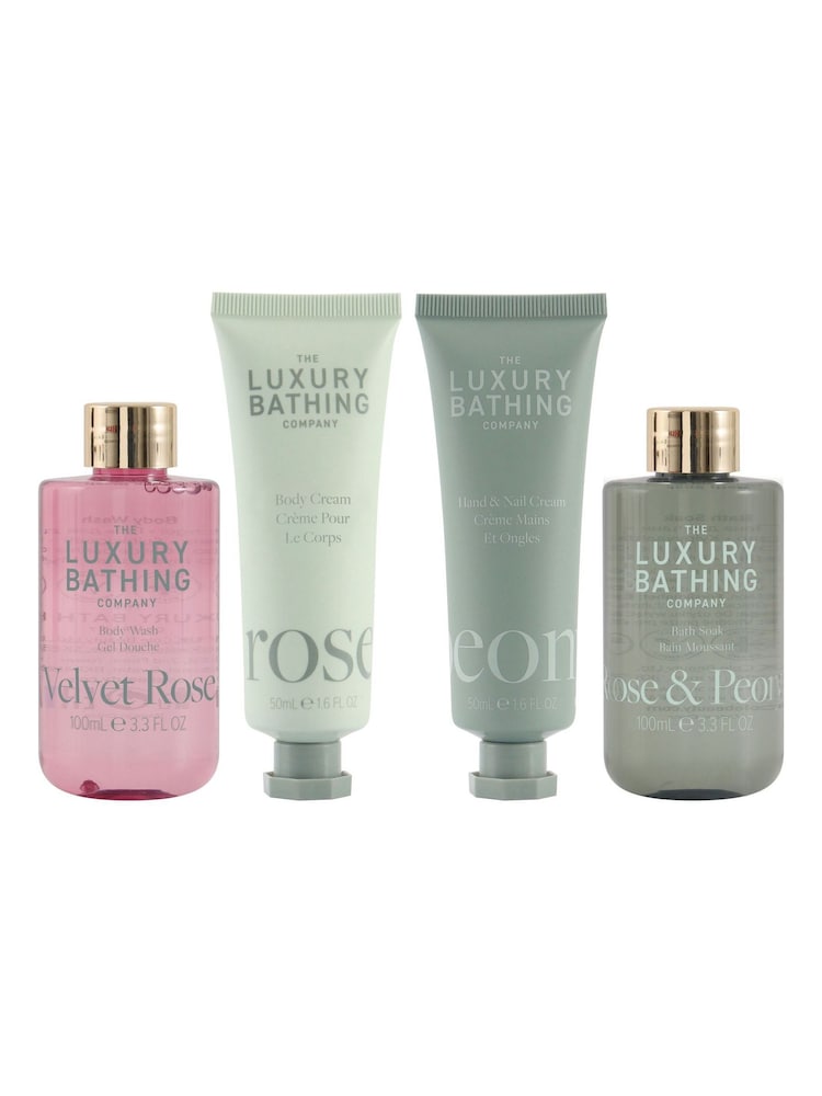 The Luxury Bathing Company Velvet Rose & Peony Top to Toe Essentials Gift Set - Image 3 of 3 The Luxury Bathing Company Velvet Rose & Peony Top to Toe Essentials Gift Set - Image 3 of 3