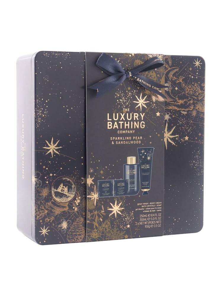 The Luxury Bathing Company Sparkling Pear & Sandalwood Luxury Bathing Gift Set - Image 2 of 3 The Luxury Bathing Company Sparkling Pear & Sandalwood Luxury Bathing Gift Set - Image 2 of 3