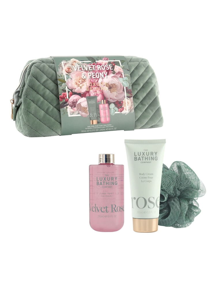 Buy The Luxury Bathing Company Velvet Rose & Peony Weekend Escape Gift ...