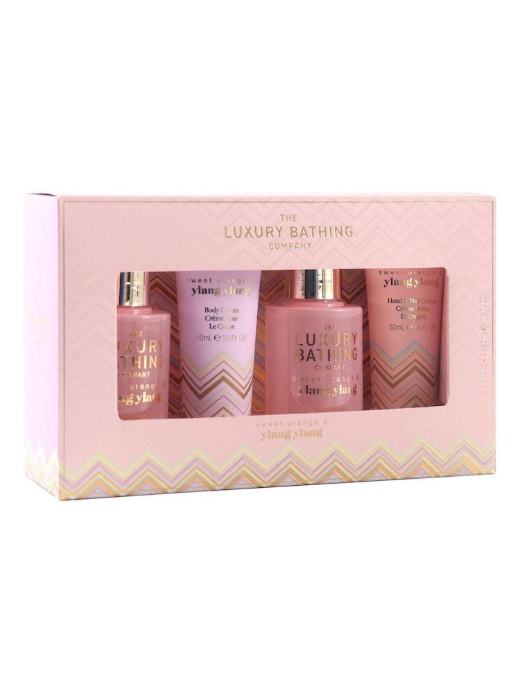 The Luxury Bathing Company Sweet Orange & Ylang Ylang Top to Toe Essentials Gift Set - Image 2 of 3 The Luxury Bathing Company Sweet Orange & Ylang Ylang Top to Toe Essentials Gift Set - Image 2 of 3