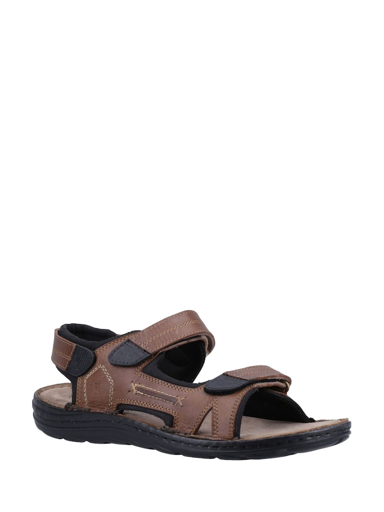 Hush Puppies Natural Alistair Sandals - Image 2 of 10