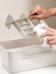 Joseph Joseph Natural Viva Large Cosmetic Organiser with Removable Lid - Image 3 of 4