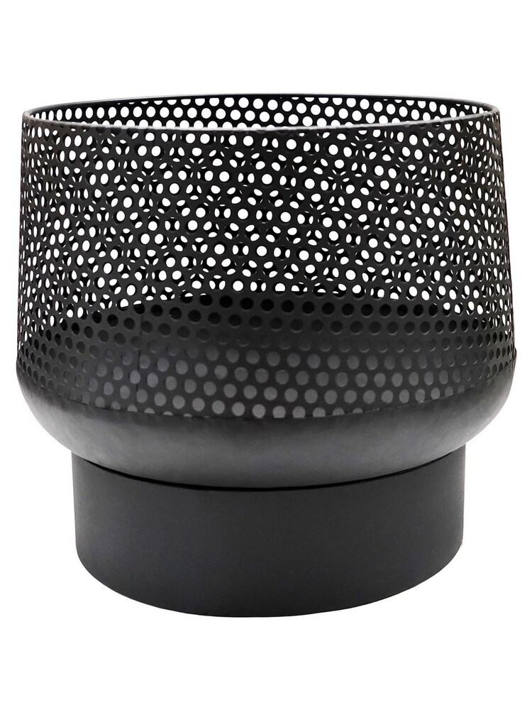 Ivyline Black Outdoor Tall Buttermere Basket Firebowl - Image 2 of 2