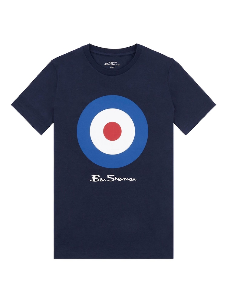 Ben Sherman Blue Target T-Shirt - Image 1 of 3