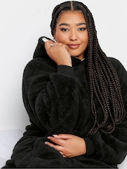 Yours Curve Snuggle Hoodie With Kangaroo Pocket - Image 4 of 4