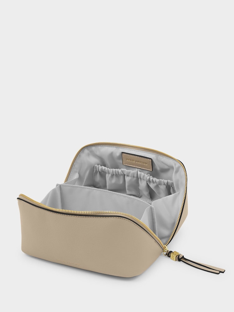 Katie Loxton Nude Soho Medium Make Up / Wash Bag - Image 2 of 5 Katie Loxton Nude Soho Medium Make Up / Wash Bag - Image 2 of 5