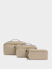 Katie Loxton Nude Soho Medium Make Up / Wash Bag - Image 4 of 5