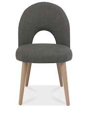 Bentley Designs Grey Dansk Upholstered Dining Chairs - Image 2 of 3
