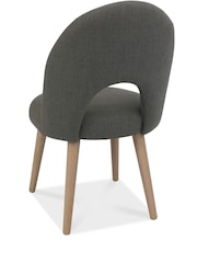 Bentley Designs Grey Dansk Upholstered Dining Chairs - Image 3 of 3