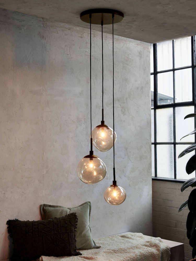 French Connection Clear Jamavar Ceiling Cluster Light - Image 1 of 4