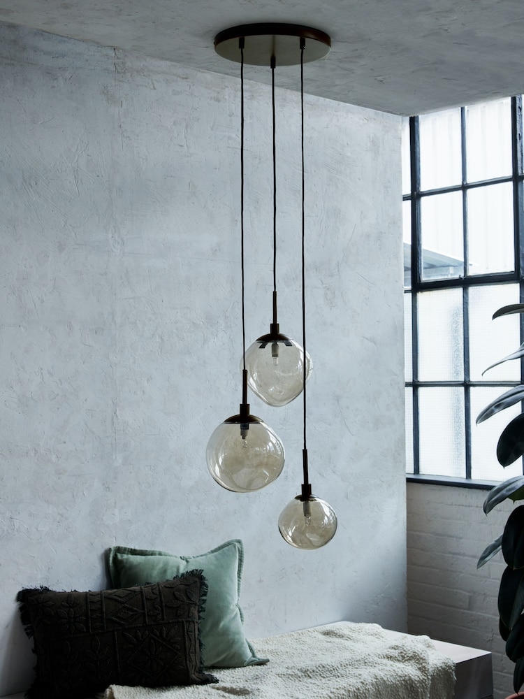 French Connection Clear Jamavar Ceiling Cluster Light - Image 2 of 4