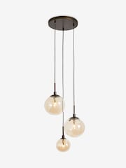 French Connection Clear Jamavar Ceiling Cluster Light - Image 4 of 4
