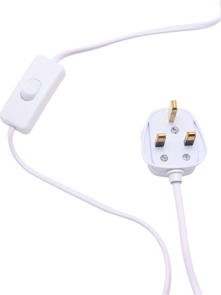Widdop White Ceramic Table Lamp - Image 2 of 2 Widdop White Ceramic Table Lamp - Image 2 of 2