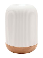 Widdop White Striped Aroma Lamp - Image 2 of 6