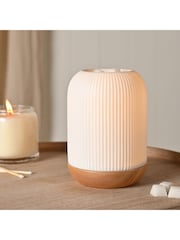 Widdop White Striped Aroma Lamp - Image 6 of 6