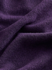 Violet - Pull super doux à Manches longues à Col V - Image 4 de 4
