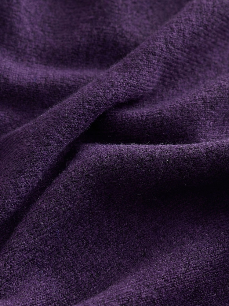 Violet - Pull super doux à Manches longues à Col V - Image 4 de 4 Violet - Pull super doux à Manches longues à Col V - Image 4 de 4