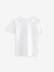 White Game Over Graffiti 100% Cotton Short Sleeve Graphic T-Shirt (3-16yrs) - Image 2 of 3