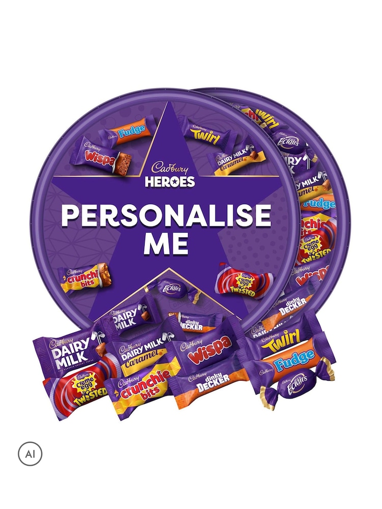 Heroes Personalised Chocolate Tub by Cadbury - Image 2 of 4
