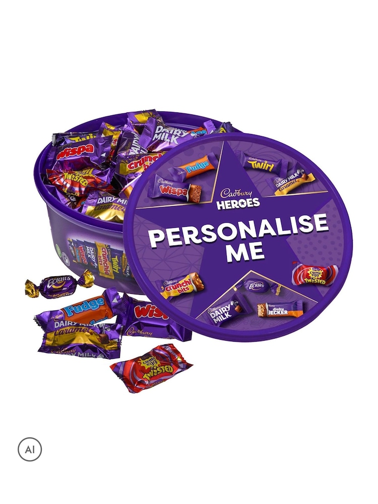 Heroes Personalised Chocolate Tub by Cadbury - Image 4 of 4