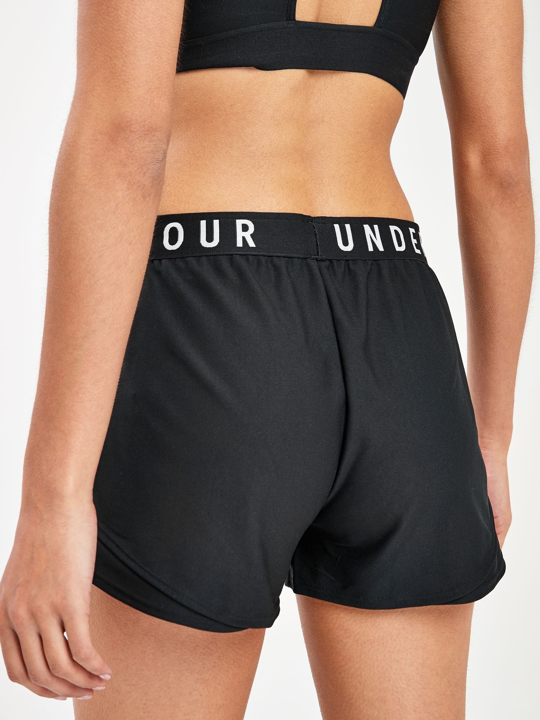 Under armour play up shorts black cheap