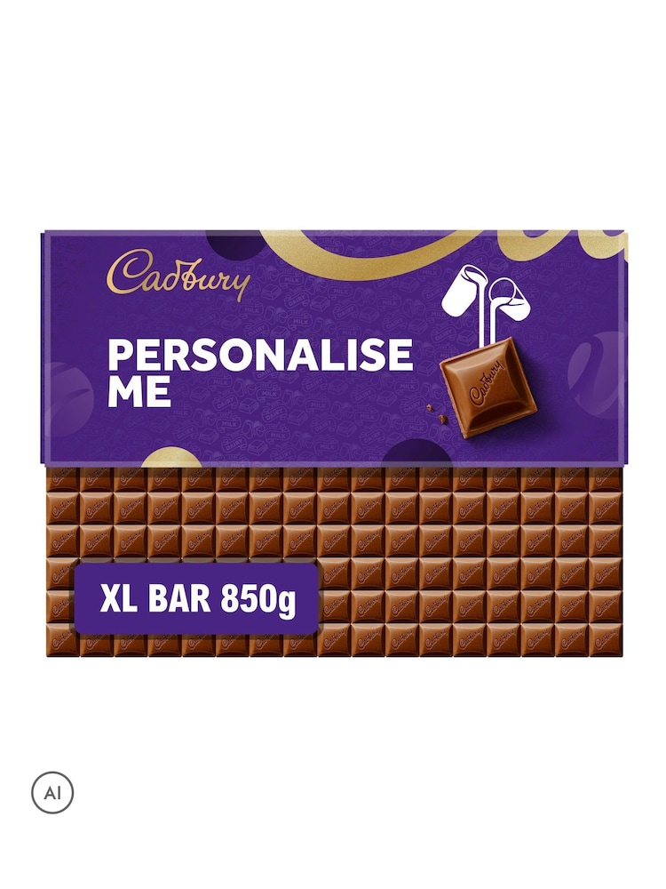 Personalised Dairy Milk 850g Chocolate XXL Bar by Cadbury - Image 2 of 4