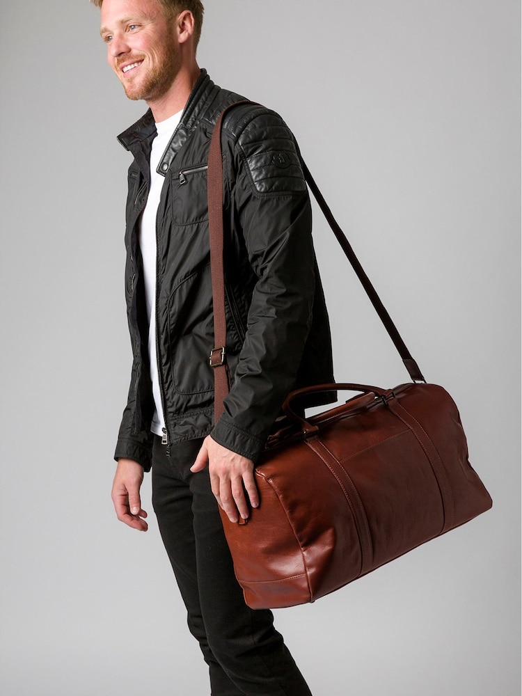 Conkca Orton Leather Holdall - Image 5 of 5
