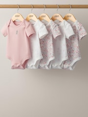 Mamas & Papas Oh Darling Girl Bodys, Rosa. 5er-Pack - Bild 1 von 3