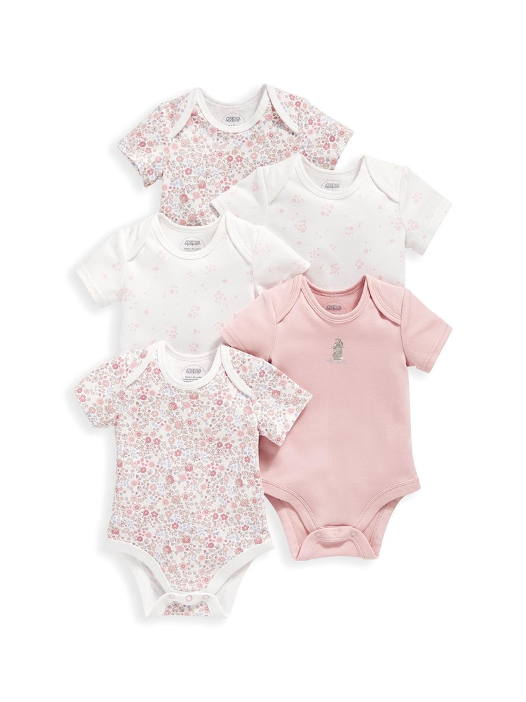 Mamas & Papas Oh Darling Girl Bodys, Rosa. 5er-Pack - Bild 2 von 3