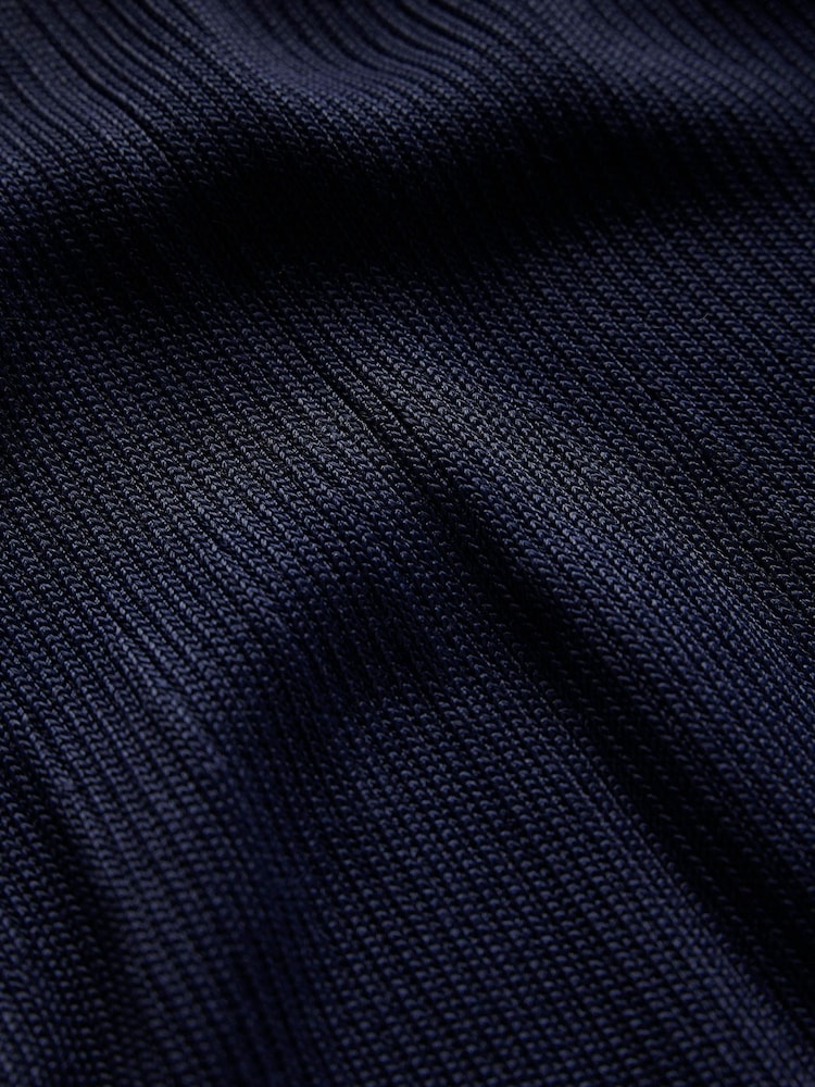 Boden Blue V-Neck Knitted Maxi Dress - Image 7 of 7