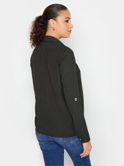 Long Tall Sally Black Long Sleeve Utility Shirt - Image 2 of 5