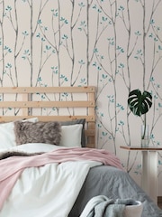 Urban Walls Grey Scandi Tree Wallpaper - Image 3 of 4