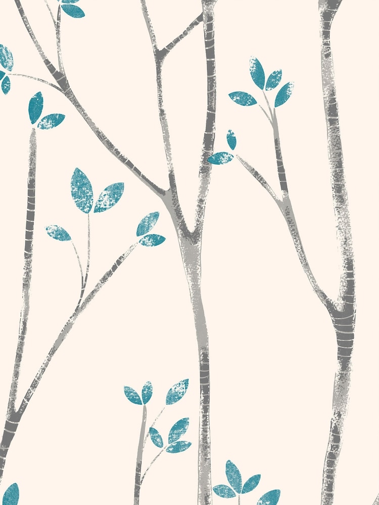 Urban Walls Grey Scandi Tree Wallpaper - Image 4 of 4