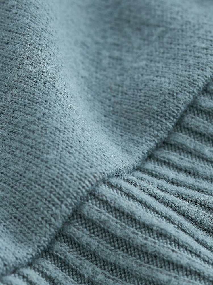Verde azulado - Soft Touch Cosy Seam Crew Neck Jumper - Imagen 7 de 7