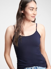Gap Navy Blue Fitted Adjustable Strappy Top - Image 1 of 5