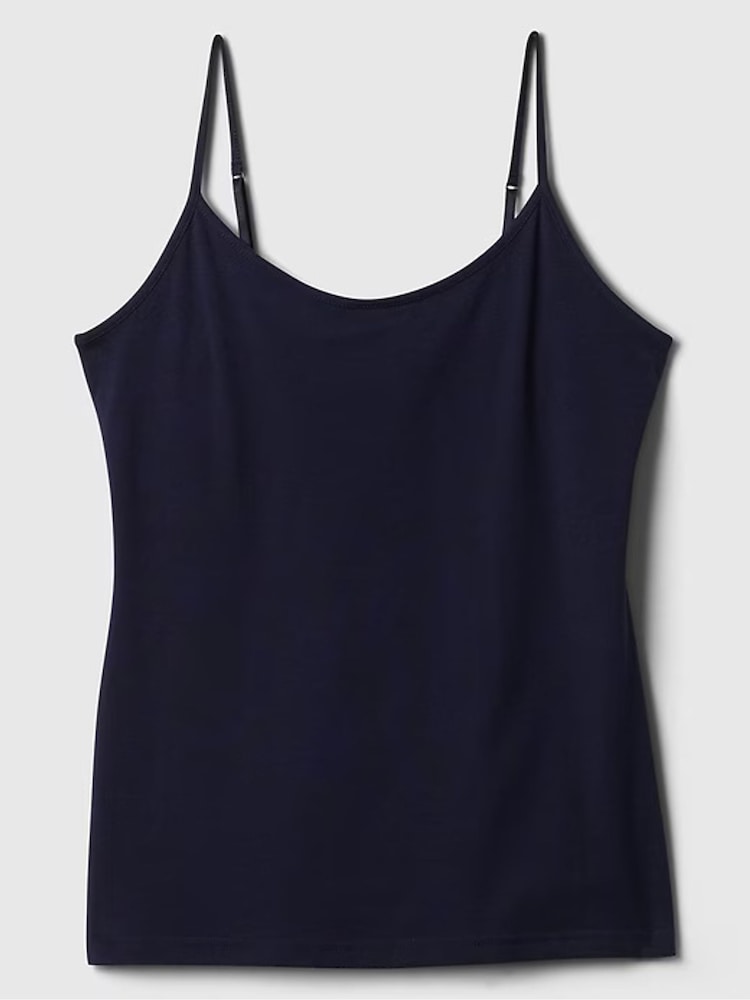 Gap Navy Blue Fitted Adjustable Strappy Top - Image 5 of 5
