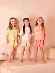 Roz/Portocaliu - 3 Pachet pijamale scurte (9m-8yrs) - Imaginea 1 din 1