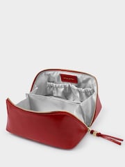 Katie Loxton Bright Red Soho Medium Make Up / Wash Bag - Image 2 of 4