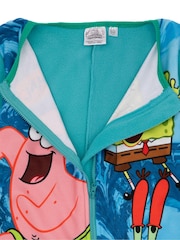 Vanilla Underground Blue Spongebob Fleece Kids All-In-One - Image 3 of 5